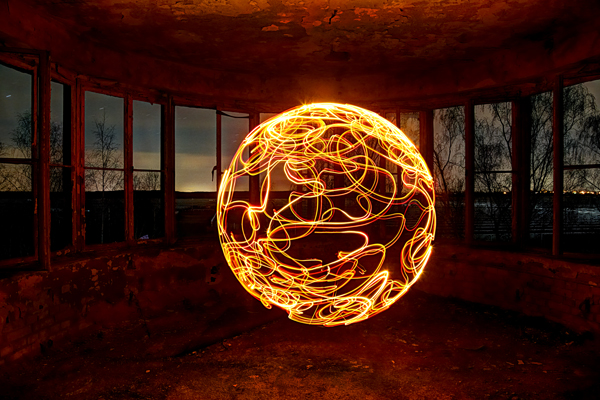 Lightpainting Art Kunst Lichtkunst Performance