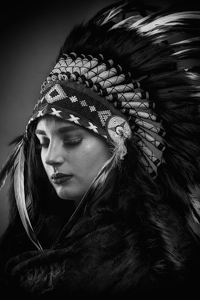 Indianer Fotoshooting