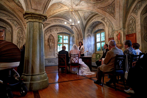Ritterstube Schloß Machern Trauung Fotograf