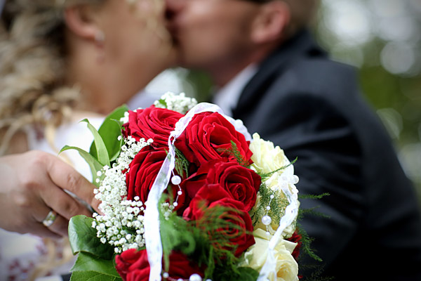 Brautstrauss Hochzeit Schlosspark Machern